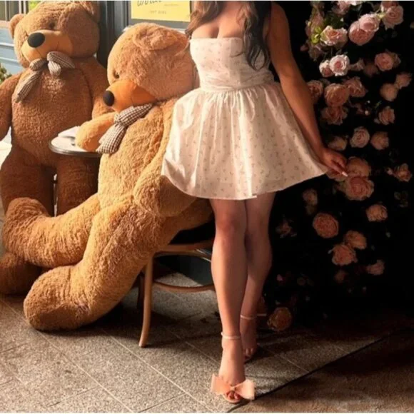 BABY BOO FASHION KATRINA MINI DRESS , PERFECT FOR BRIDAL SHOWERS & TEA PARTIES - Picture 14 of 14